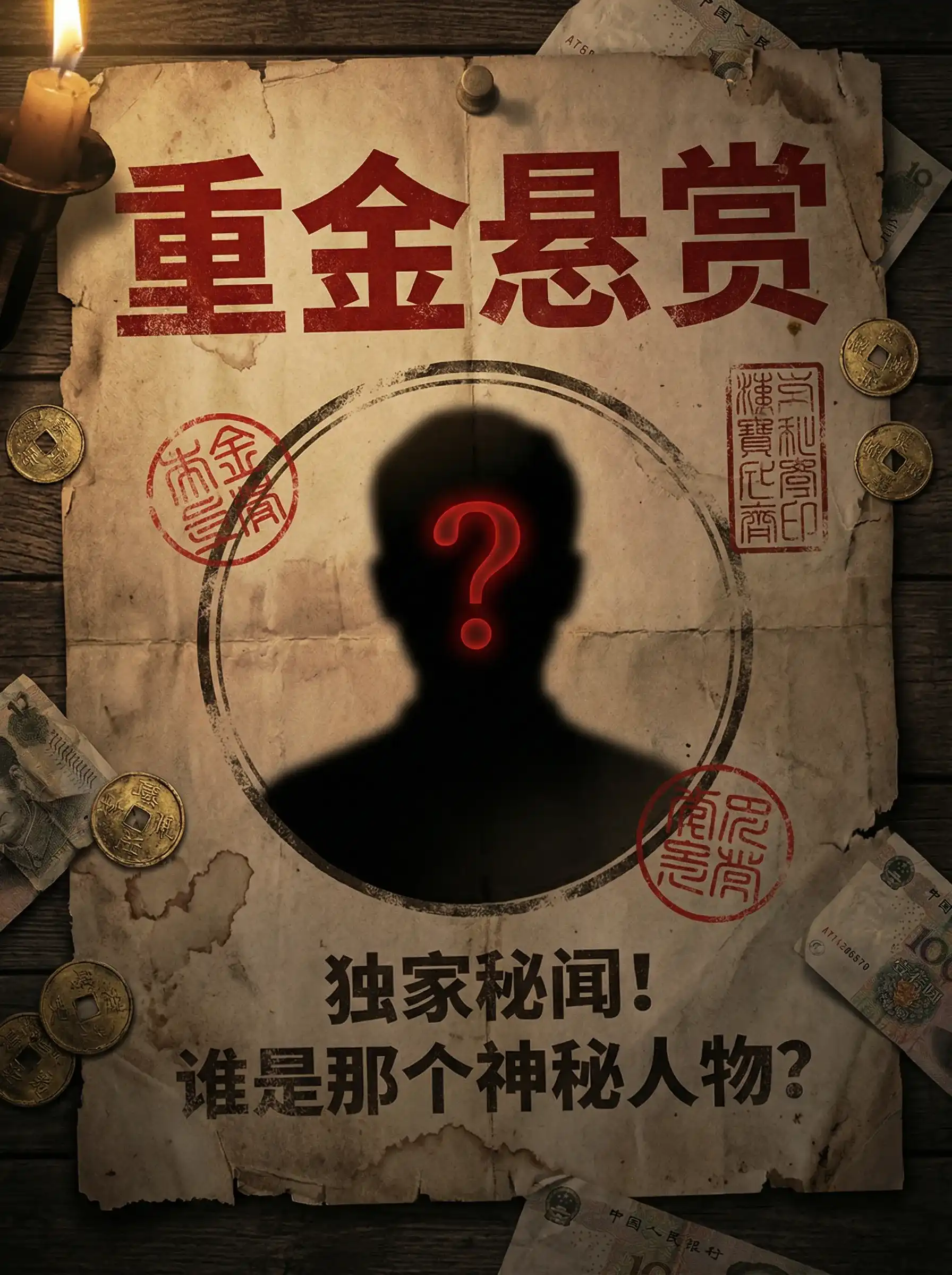 战时省委 - 重金悬赏线索征集令